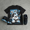 University Blue 14s DopeSkill T-Shirt Certified Lover Graphic