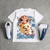 French Blue 12s DopeSkill T-Shirt Real Ones Angel Graphic