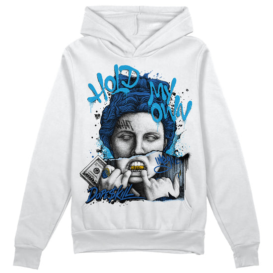 Jordan 11 Low “Space Jam” DopeSkill Hoodie Sweatshirt Hold My Own Graphic Streetwear - White