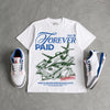 “True Blue” 3s DopeSkill T-Shirt Forever Paid Graphic