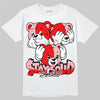 Jordan 11 Cherry DopeSkill T-Shirt Stay Solid Graphic Streetwear - White