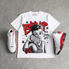 AJ 13 Chicago True Red Cherry DopeSkill T-Shirt Boss Up Graphic