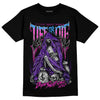 Jordan 13 Court Purple DopeSkill T-Shirt Life or Die Graphic Streetwear - Black