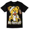 Yellow Sneakers DopeSkill T-Shirt Hurt Bear Graphic Streetwear - Black