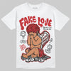 Jordan 1 Retro High OG Black Toe Reimagined DopeSkill T-Shirt False Love Graphic Streetwear - White