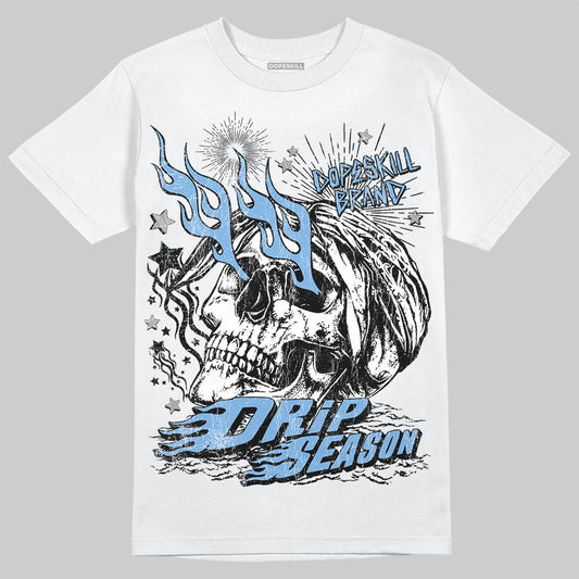 Jordan 12 Retro 'Melo' DopeSkill T-Shirt Drip Season Graphic Streetwear - White