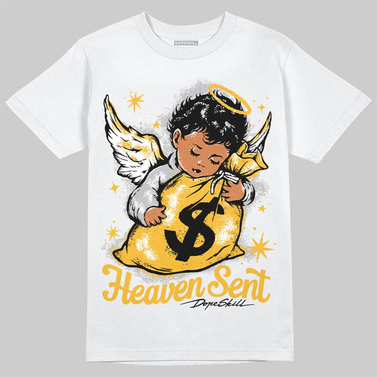 Jordan 5 'Tokyo' DopeSkill T-Shirt Heaven Sent Graphic Streetwear - White