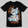 Jordan 1 Retro High Virgil Abloh Archive Alaska DopeSkill T-Shirt Smile Through The Pain Graphic Streetwear - Black