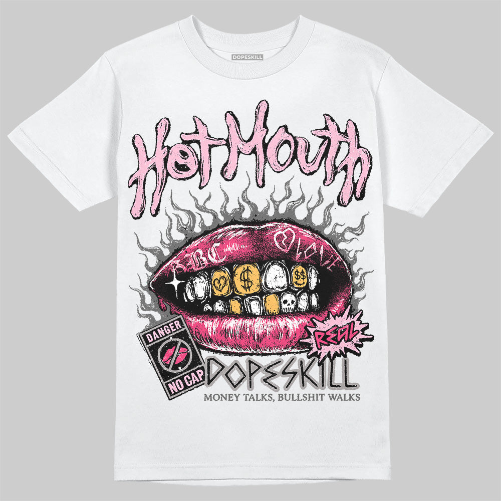 Jordan 3 “Wings” DopeSkill T-Shirt Hot Mouth Graphic Streetwear - WHite