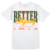 Dunk Low Team Dark Green Orange DopeSkill T-Shirt Better Myself Graphic Streetwear - White