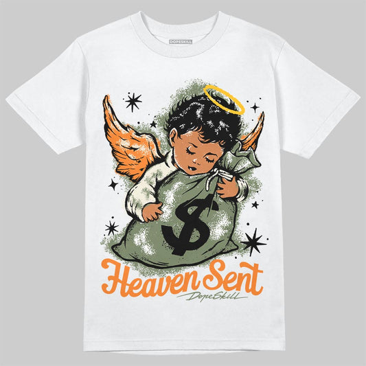 Jordan 4 Retro OG SP Undefeated (2025) DopeSkill T-Shirt Heaven Sent Graphic Streetwear - White 