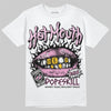 Jordan 4 WMNS “Orchid” DopeSkill T-Shirt Hot Mouth Graphic Streetwear - White 