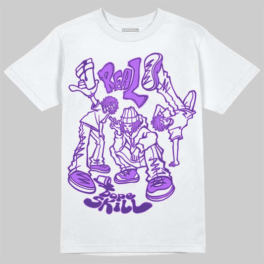 PURPLE Sneakers DopeSkill T-Shirt Real Y2K Players Graphic Streetwear - White