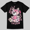 Jordan 4 "Iced Carmine" DopeSkill T-Shirt Smile Through The Pain Graphic Streetwear - Black