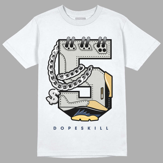 A Ma Maniere x Jordan 5 Dawn “Photon Dust” DopeSkill T-Shirt No.5 Graphic Streetwear - White