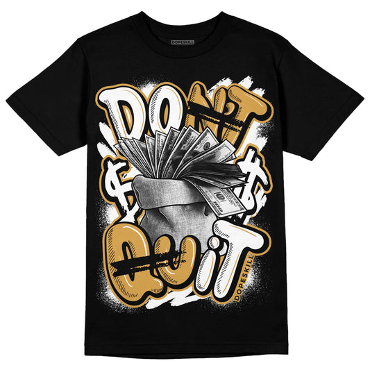 Jordan 11 "Gratitude" DopeSkill T-Shirt Don't Quit Graphic Streetwear - Black