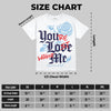 University Blue Collection DopeSkill Oversize Print T-Shirt You’re Lost Without Me Graphic