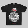 Red Oversize Print Scared Money Don't Make No Money DopeSkill Graphic Premium T-shirt Streetwear - black