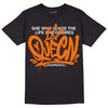 Orange, Black & White Sneakers DopeSkill T-Shirt Queen Graphic Streetwear - Black