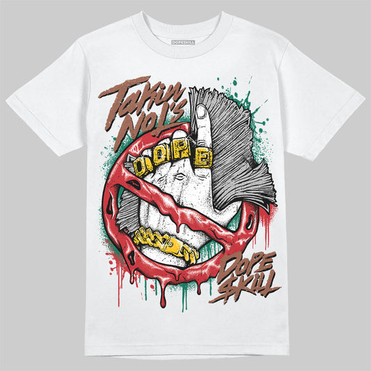 Jordan 5 ‘El Grito’ DopeSkill T-Shirt Takin No L's Graphic Streetwear - White