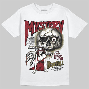 SB Dunk Low “Dark Team Red/Olive Flak” DopeSkill T-Shirt Mystery Ghostly Grasp Graphic Streetwear - White 