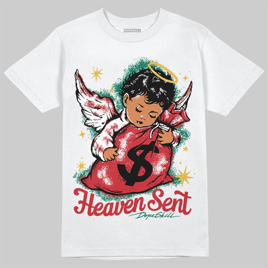 Jordan 3 Mexico 'El Vuelo' DopeSkill T-Shirt Heaven Sent Graphic Streetwear - White