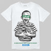 Jordan 12 Bucks DopeSkill T-Shirt Scared Money Don't Make No Money Graphic Streetwear - White