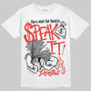Jordan 4 Toro Bravo DopeSkill T-Shirt Speak It Graphic Streetwear - White