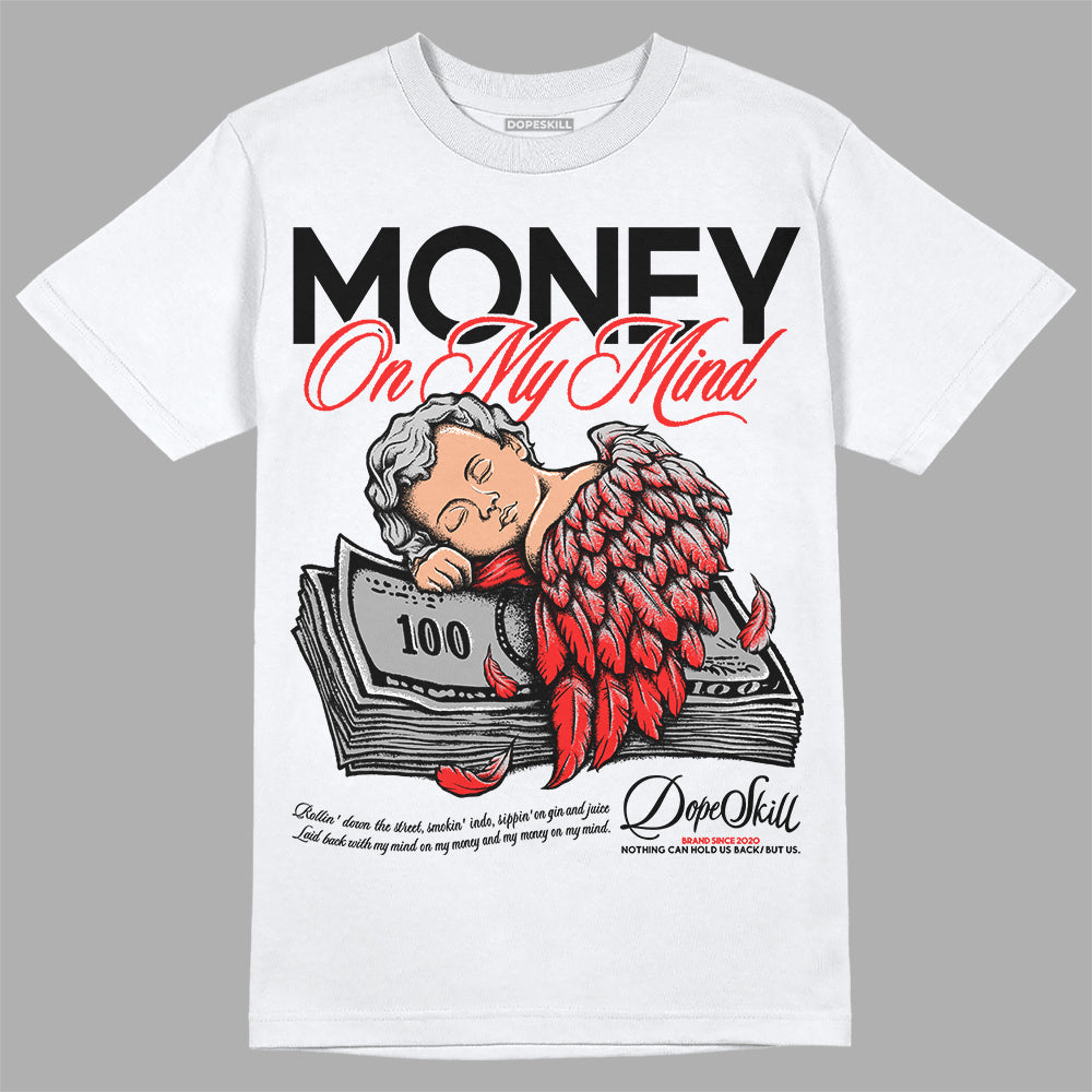 Jordan Spizike Low Bred DopeSkill T-Shirt MOMM Graphic Streetwear - White 