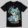 SB Dunk Low Verdy Visty DopeSkill T-Shirt Smile Through The Pain Graphic Streetwear - Black