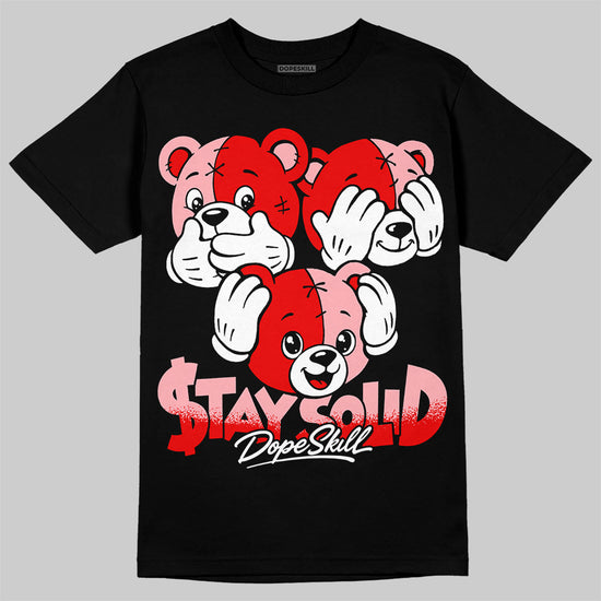Jordan 11 Cherry DopeSkill T-Shirt Stay Solid Graphic Streetwear - Black