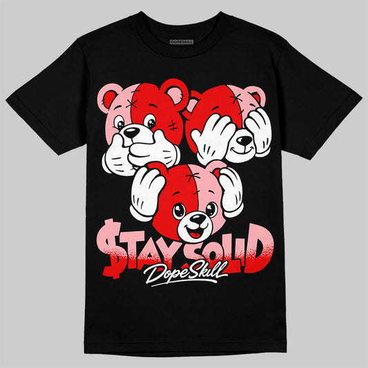 Jordan 11 Cherry DopeSkill T-Shirt Stay Solid Graphic Streetwear - Black