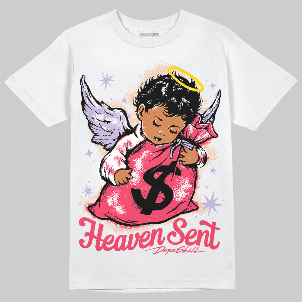 Jordan 5 Low “Peanut Butter Jelly” DopeSkill T-Shirt Heaven Sent Graphic Streetwear - White