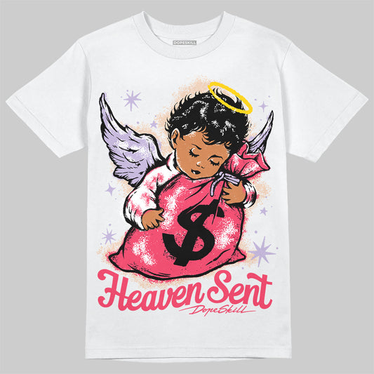 Jordan 5 Low “Peanut Butter Jelly” DopeSkill T-Shirt Heaven Sent Graphic Streetwear - White