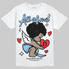 Jordan 6 University Blue DopeSkill T-Shirt All Of Me Graphic Streetwear - White