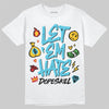 Jordan 11 Retro Gamma Blue (2025) DopeSkill T-Shirt Let 'em Hate Graphic Streetwear - White