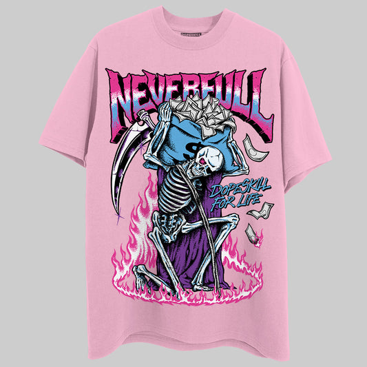 Pink Sneakers DopeSkill Pink T-Shirt NeverFull Graphic Streetwear