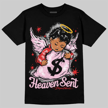 Awake NY x Air Jordan 5 Arctic Pink DopeSkill T-Shirt Heaven Sent Graphic Streetwear - black