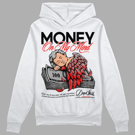 Jordan Spizike Low Bred DopeSkill Hoodie Sweatshirt MOMM Graphic Streetwear - White 