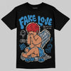 Jordan 3 Retro OG Rare Air DopeSkill T-Shirt False Love Graphic Streetwear - Black