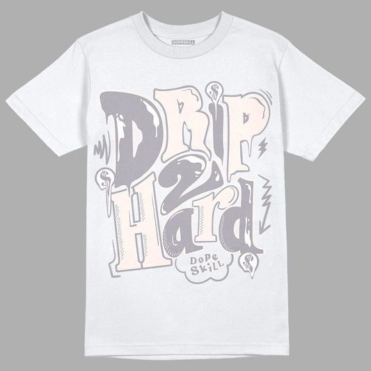 Jordan 2 Cement Grey DopeSkill T-Shirt Drip Too Hard Graphic Streetwear - White