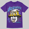 PURPLE Sneakers DopeSkill T-Shirt No Rules Graphic Streetwear - Purple