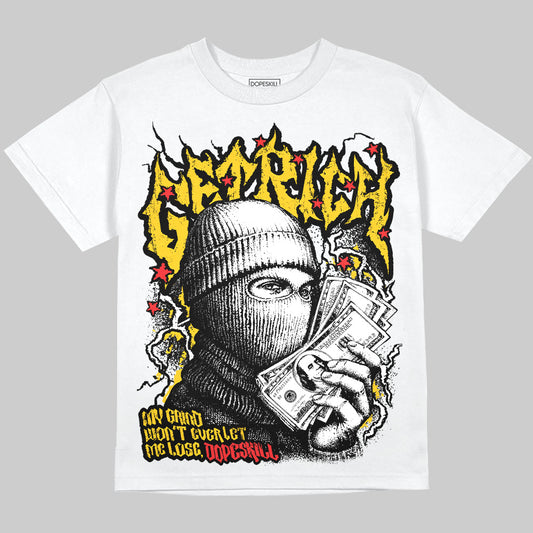 Yellow Sneakers DopeSkill Oversize Print T-Shirt Wealthy Graphic Streetwear