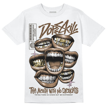 Jordan 11 Retro Neapolitan DopeSkill T-Shirt The Mouth With No Droughts Graphic Streetwear