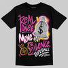 Jordan 4 “Comic” DopeSkill T-Shirt Real Ones Move In Silence Graphic Streetwear - Black