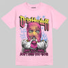 Pink Sneakers DopeSkill T-Shirt Drip Harder Graphic Streetwear - Light Pink