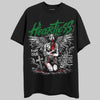 Jordan 5 “Lucky Green” DopeSkill T-Shirt Heartless Graphic Streetwear  - Black