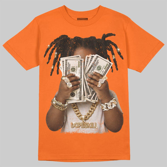 Jordan 3 “Orange Citrus” DopeSkill T-Shirt Rich Youth Graphic Streetwear- Orange