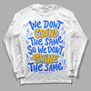 Royal Blue Sneakers DopeSkill Long Sleeve T-Shirt Grind Shine Graphic Streetwear - White