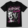Pink Sneakers DopeSkill T-Shirt Fix Your Energy Graphic Streetwear - Black